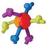 Игрушка для собак - мячик с канатами